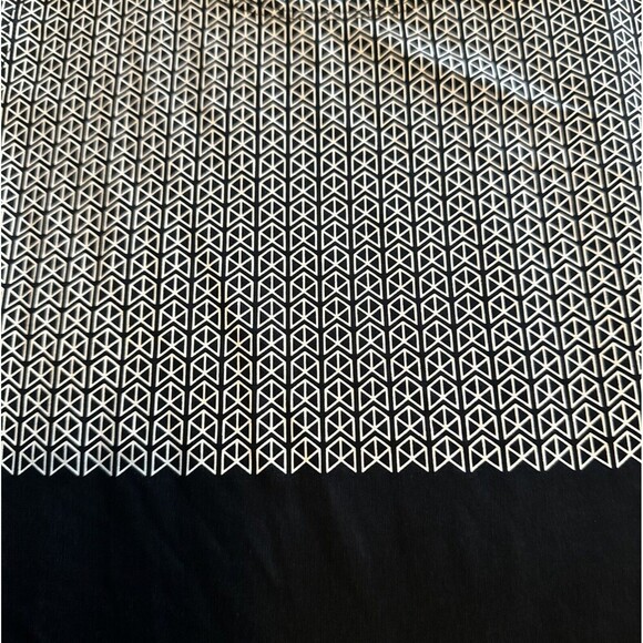 Men’s RawGear Bradley Martyn Geometric Dri Fit Tank Top Black White Size Med - Picture 3 of 5